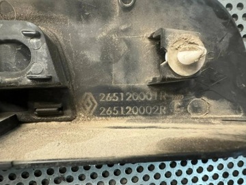 CLONA (KRYT) LIŠTA TABULKY SPZ RENAULT MASTER III 265120001R