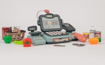 КАССОВЫЙ АППАРАТ МАГАЗИНА ИНТЕРАКТИВНЫЙ СКАНЕР ЖК-ДИСПЛЕЙ ЗВУКОВЫЕ АКСЕССУАРЫ