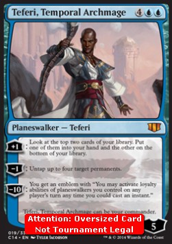 Teferi, Temporal Archmage Foil (oversized)