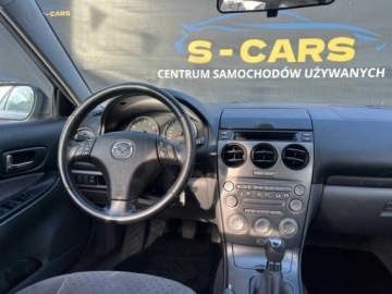 Mazda 6 I Kombi 2.0 MZR 141KM 2005 Mazda 6 Mazda 6 2.0 b ALUFELGI HAK KLIMATYZACJA OC do 01.2027 Zamiana, zdjęcie 5