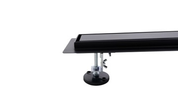 ODPŁYW LINIOWY 2w1 CZARNY 80 CM GŁĘBOKI OSADNIK