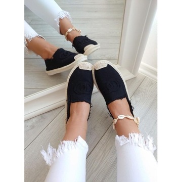 ЧЕРНЫЕ ЭСПАДРИЛЬИ СЛИПОНЫ NB273 39