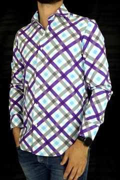 HARVEY JOHNSON Мужская рубашка HJ605 (Размер: L)