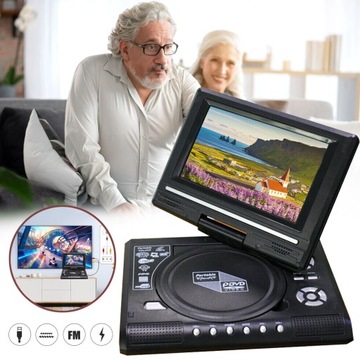 ПОРТАТИВНЫЙ DVD-ПЛЕЕР 7,8 ДЮЙМА, ПОДДЕРЖИВАЕТ СЛОТ USB/SD, АВТОМОБИЛЬ