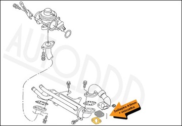Заглушка EGR 4,0 мм 1.9 TDI VW AUDI SKODA SEAT