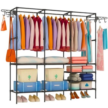 WIESZAK STOJĄCY NA UBRANIA CIUCHY GARDEROBA STOJAK SZAFA PODŁOGOWA WIESZAKI