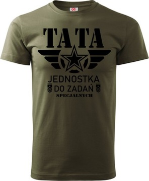 KOSZULKA DLA TATY DZIEŃ OJCA TATA JEDNOSTKA 3XL
