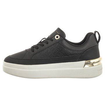 Buty Sneakersy Damskie Tommy Hilfiger Sneaker Monogram Black Czarne