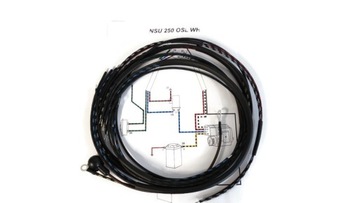 Instalacja elektryczna NSU 250 OSL WH oplot