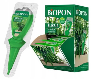 Удобрение BIOPON эликсир, кондиционер для зеленых растений, 40 мл Monstery Juki Palm