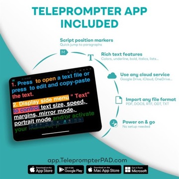 Teleprompter Pack 12