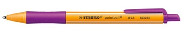 Długopis fioletowy Stabilo