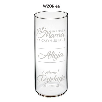 ПОДАРОК ​​НА ДЕНЬ МАТЕРИ СТЕКЛЯННАЯ ВАЗА С ГРАВИРОВКОЙ ПОДАРОК ​​НА ДЕНЬ МАТЕРИ