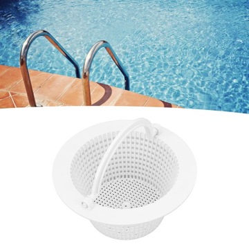 КОРЗИНА ДЛЯ СКИММЕРА ДЛЯ БАССЕЙНА, 2 ШТ, БЕЛЫЙ ПЛАСТИК
