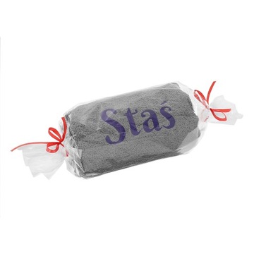 ПОЛОТЕНЦЕ С КОТОКОМ ДЕТСКОЕ 100х50 ВЫШИВКА ИМЯ КОШКА