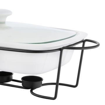 Naczynie do zapiekania z podgrzewaczem prostokątne Altom Design Regular 1,8