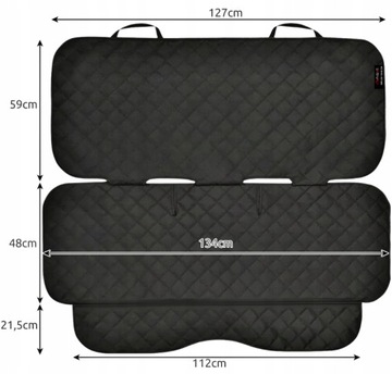 Двойной защитный коврик для защитника автомобильного сиденья