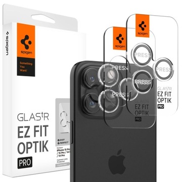 SPIGEN 2x szkło na Aparat do iPhone 14 Pro / Max ; iPhone 15 Pro / Max