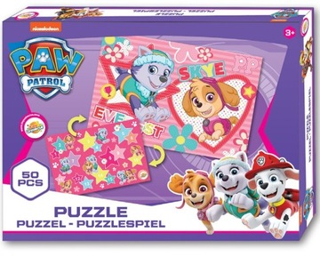 PUZZLE Nickelodeon DWUSTRONNE 50 elem. PSI PATROL