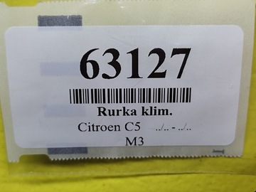 CITROEN C5 III KOMBI 1.6 THP PŘÍVOD TRUBKA KLIMATIZACE 9684493980