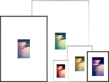 Рамка ПВХ 40х50 серебро (RA19)