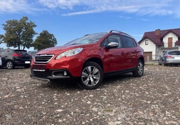 Peugeot 2008 I SUV 1.2 PureTech 82KM 2015 Peugeot 2008 1.2B solar ksiazka zadbany 1.2 Benzyna 82KM