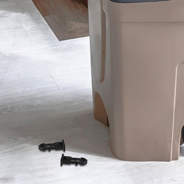 ЗАЩЕЛКИ ДЛЯ МУСОРНЫХ КРЫШЕК ПЛАСТИКОВЫЕ КОЛЕСА ДЛЯ МУСОРНОГО БАНКА