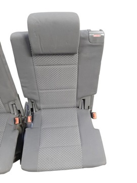 VW Touran I Обивка багажника Боковины Крепления Чехлы Сиденья 3-й ряд