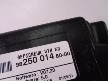 CITROEN PEUGEOT HEAD-UP 9825001480