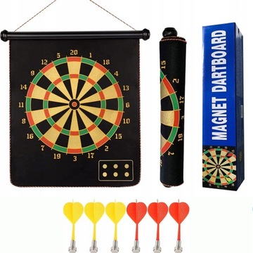 ДАРТС ДАРТС ИГРОВОЙ ДАРТС ДАРТС МАГНИТНЫЙ ТУРИСТИЧЕСКИЙ ЦИФЕРБЛАТ 2-СТОРОННИЙ + ДАРТС