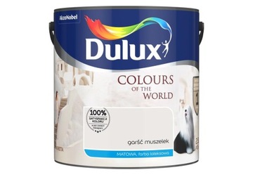 DULUX Kolory świata Farba GARŚĆ MUSZELEK 2,5l