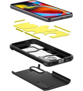Чехол для Galaxy S24 Ultra Spigen Tough Armor, черный