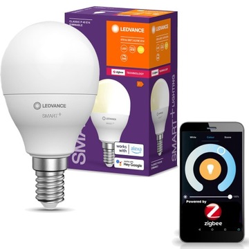 Żarówka LED E14 4,9W 2700K SMART+ ZigBee LEDVANCE