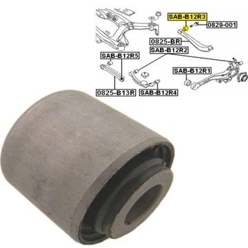 TULEJA WAHACZA TYLNEGO SUBARU FORESTER S13 2012