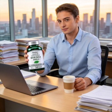 240 капсул Piping Rock Moringa способствуют детоксикации и улучшают состояние кожи
