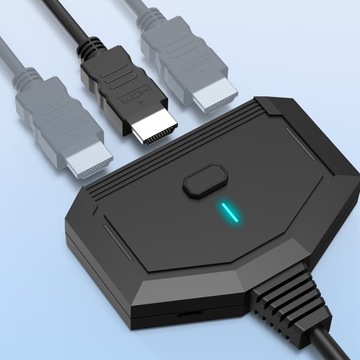 АДАПТЕР РАЗДЕЛИТЕЛЯ-ПЕРЕКЛЮЧАТЕЛЯ 3 В 1 3X HDMI 1.4 4K