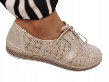 ТУФЛИ НА ТЕЛЕЖКЕ, КОЖАНЫЕ, АЖУРНЫЕ ВЕСНА HELIOS 36