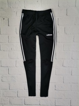 ADIDAS Dresy Męskie Spodnie Dresowe Slim Czarne XS