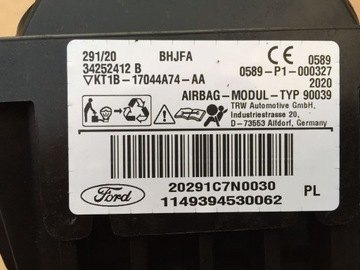 AIRBAG ULOŽENÍ SPOLUJEZDCE FORD CONNECT MK2 FACELIFT USA