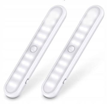 Oświetlenie Podszafkowe Led 2Szt Czujnik Ruchu