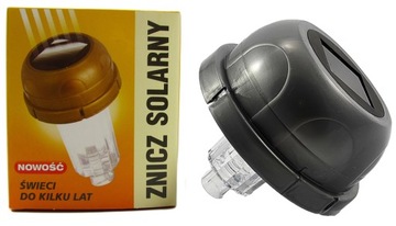 Kapturek solarny do zniczy znicz solarny duży przykrywka 95mm