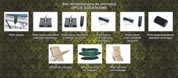 Стол-стояк с электрической регулировкой и ремнями.