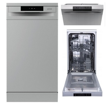 Zmywarka Gorenje GS520E15S 9kpl 9l 45cm 1/2 wsadu Srebrna 50cm A++ (E) 3w1