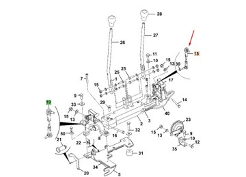 PRZEGUB LEWARKA 913/10270 JCB 8014 8018 8020 8016