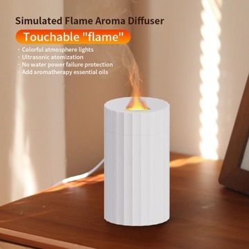 Диффузор эфирного масла. Увлажнитель воздуха с пламенем. Тихий автоматический выключатель.