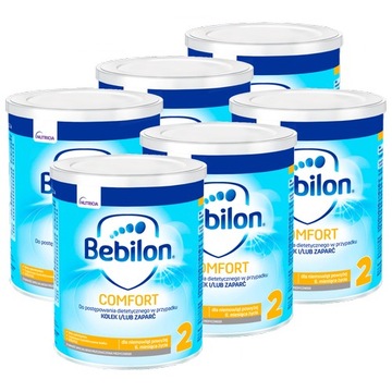 Bebilon Comfort 2 Zestaw 6x 400 g