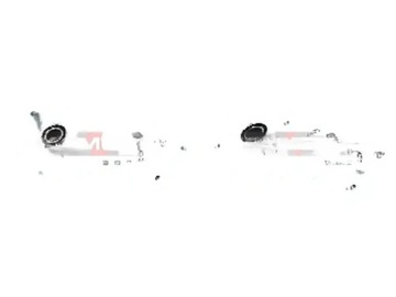 2X TŘMENY BRZDY KAMOKA ZADNÍ L+P DO MITSUBISHI PAJERO I II