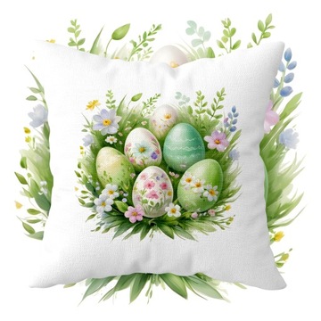 POSZEWKA POSZEWKI NA PODUSZKĘ ŚWIĘTA WIOSNA WIELKANOC DOMU WYSTRÓJ PREMIUM