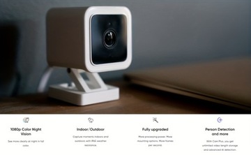Wyze Cam V3 1080p HD камера для внутреннего и наружного наблюдения с цветной ночью