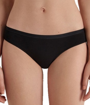 TEZENIS czarne figi z bawełny nero XL/42